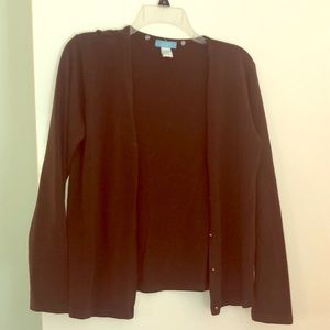 Brown cardigan